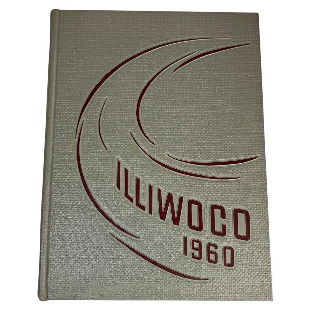 VTG 1960 "Illiwoco" MacMurray College Hardcover Yearbook Jacksonville Illinois